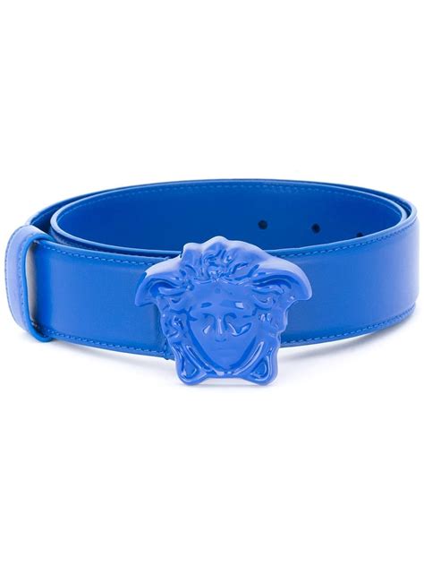 blue versace belt|versace v belt.